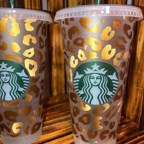 Cheetah print Starbucks cold cup - Picture 12 of 16